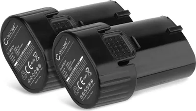 Produktbild von subtel 2x Akku für Werkzeug Kompatibel mit Makita DF012DSE, TD022DSE, DF012DSEK, BL0715 - (1500mAh, 7.2V)