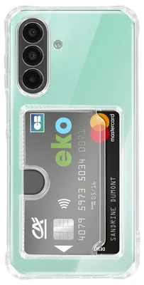 Produktbild von Avizar, Hülle mit Kartenfach und Stoßecken für Samsung Galaxy A26, Transparent