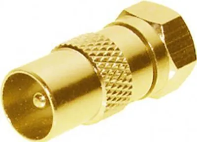 Produktbild von shiverpeaks ®-BASIC-S--IEC-Stecker auf F-Stecker, vergoldet (BS85323-G)