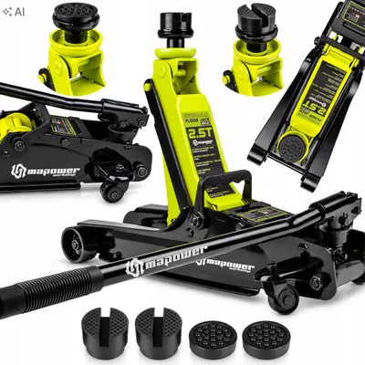 Zdjęcie produktu dla Podnośnik hydrauliczny MAPOWER 2,5 t 85–410 mm niskoprofilowy