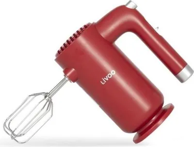 Zdjęcie produktu dla Elektromixer - LIVOO - DOP243R - 250 W - 5 Geschwindigkeiten - Rot