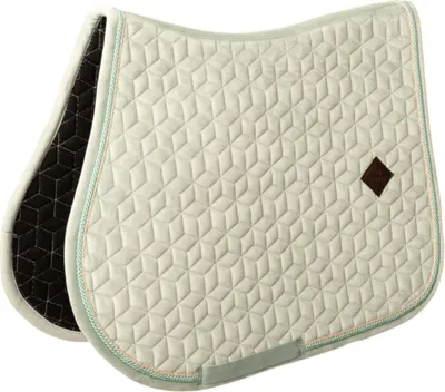 Produktbild von Kentucky Horsewear Springschabracke Velvet Samtschabracke Sattelunterlage Mint Full