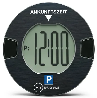 Imagen del producto de Disco de estacionamiento electrónico, disco de estacionamiento digital automático con aprobación de KBA