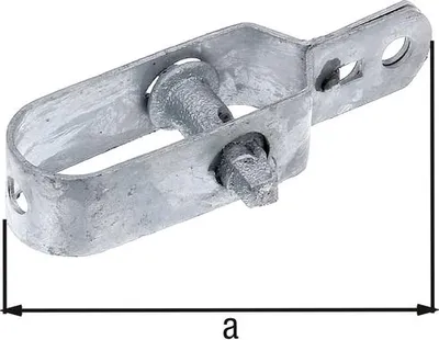 Produktbild von Alberts® Drahtspanner mit Stahlnuss, feuerverzinkt, Gesamtlänge 100mm, Größe 2 610685