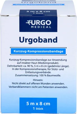 Produktbild von URGOBAND KURZZUg 5MX8CM, 1 St BIN
