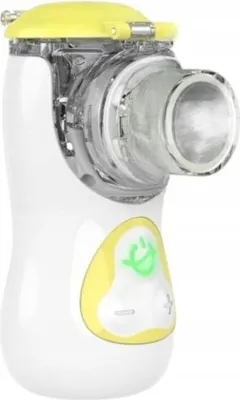 Zdjęcie produktu dla Feellife Inhalator Przenośny Nebulizator Cichy Zasilanie Usb Biało Żółty