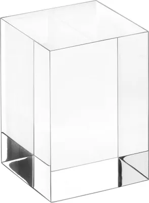 Produktbild von Acrylblock 40x40x60mm transparent, rundum glänzend polierte Seitenkanten / Acryl / Acrylglas / massiv / klar / farblos / Dekoration - Zeigis®