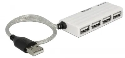 Produktbild von Delock HUB USB 2.0 - Hub - 4 x USB 2.0 - Desktop