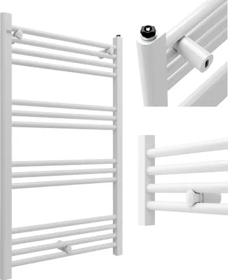 Produktbild von Granitan | Badheizkörper PUERTO - 60/100 cm - Weiß - Modernes Design - Handtuchwärmer - Minimalistisch