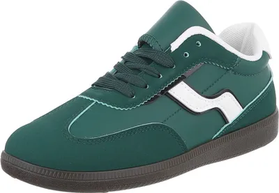 Produktbild von Ital-Design Damen Freizeitschuhe  Wildlederoptik, Lederoptik Sneakers Low 88519462 Grün Gr.  41