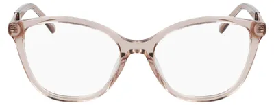Productafbeelding van bebe damesbril met sterkte, rechthoekig model, taupe kleur, Crystal collectie, modelnummer BB5233