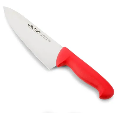 Productafbeelding van Kochmes Arcos, kleur: rood - Prof 290722, roestvrij staal Nitrum, mango van ergonomisch rood polypropyleen, lemmet van 20 cm, etalageproduct