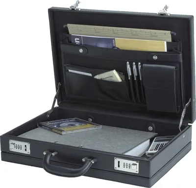 Produktbild von Attachekoffer Ponte schwarz Packung mit 5 Stück