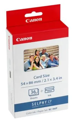 Canon Photoset KC-36IP, papier photo 86 x 54 mm, encre pour série CP