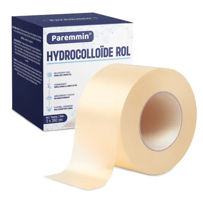 Produktbild von Paremmin Hydrokolloid Pflaster Verband Rolle 5 cm x 360 cm