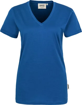 Produktbild von HAKRO V-T-Shirt Classic Damen #126 Gr. XS royalblau