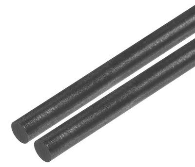 Grafitstange zylindrisch 305x5 mm 2 Stück schwarz