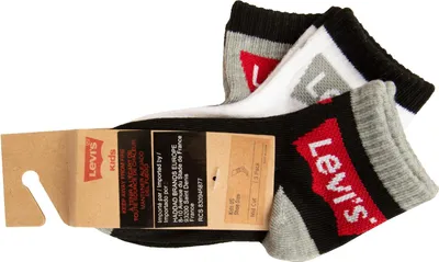 Produktbild von Baby Mädchen Socke LEVI'S 3 Paar Socken Ghost Schuh Paar Mädchen Junge mit Logo Artikel RL0078, 4/5 Anni 4/5, Poliestere 97%,Elasthan 3%