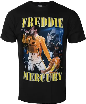 Produktbild von Freddie Mercury Live Homage Black 2XL T-Shirt