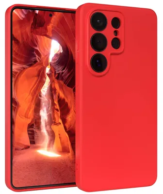 Produktbild von EAZY CASE - TPU Hülle für Samsung Galaxy S26 Ultra, TPU Case stoßfeste Handyhülle, weiches Cover mit Kameraschutz, Silikonhülle in Rot
