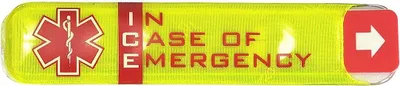 Produktbild von Portwest - ID-Halter PW462 (Einheitsgröße) (Gelb/Rot)