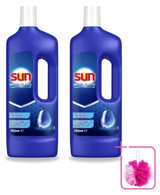 Produktbild von 2 x Sun Klarspüler für Geschirrspülmaschinen - 750 ml - Sparpackung - 2 Stücke