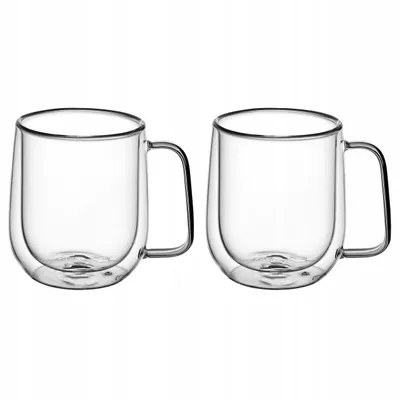 Image de Verres À Double Paroi Pour Café Et Thé, Lot De 2, 300 Ml, Kamille Km-9007