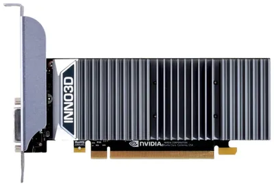 Zdjęcie produktu dla INNO3D N1030-1SDV-E5BL, GeForce GT 1030, 2 GB, GDDR5, 64 bit, 4096 x 2160 px, PCI Express 3.0