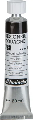 Produktbild von Schmincke DESIGNERs GOUACHE - 20ml Tube - Elfenbeinschwarz 25 788 007