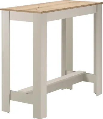 Produktbild von Bartisch SPICA mit Tischplatte in Evoke Eiche Holznachbildung und Kaschmir Gestell