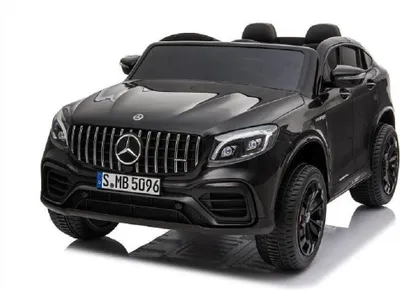 Produktbild von Kinderfahrzeug - Elektro Auto "Mercedes GLC63S" - lizenziert - Doppelsitzer - 12V10AH Akku,4 Motoren+ 2,4Ghz+Ledersitz+EVA-Schwarz