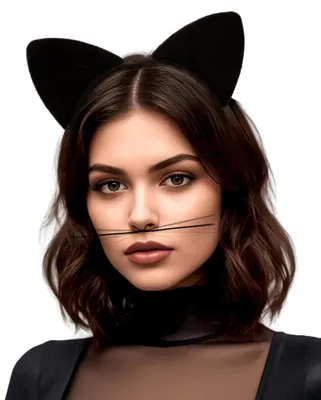 Produktbild von Schwarze Katzenohren als Haarreif - Vielseitiges Kostümzubehör, KI-generiertes Bild