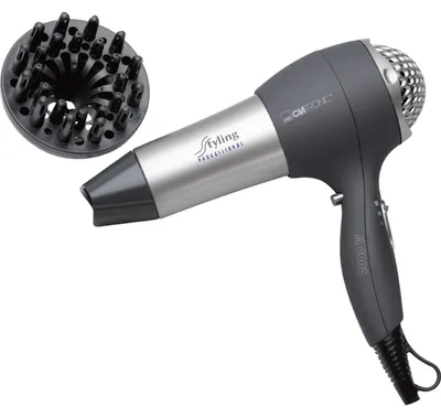 Image de Clatronic HTD 3055 sèche-cheveux 2000 W Gris, Argent