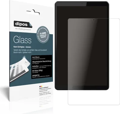 Produktbild von 1x Schutzfolie für Lenovo Smart Tab M8 matt - Anti-Shock 9H Folie dipos Glass Kunststoffglas