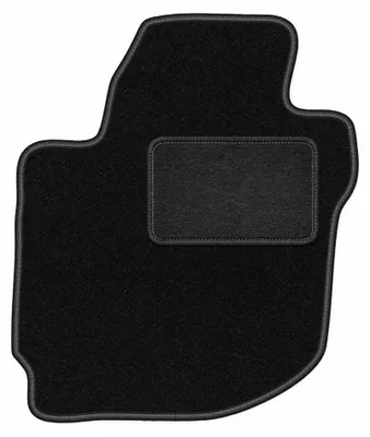 Productafbeelding van Velours bestuurdersmat voor Mazda MPV II LW 1999-2006 (MPV) – zwart, op maat – Wielganizator LUX