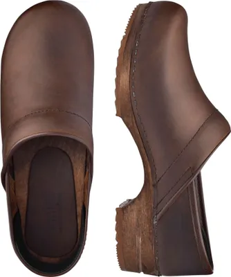 Produktbild von Sanita Clog Wood-Julie Closed für Damen - Antikbraun - 42