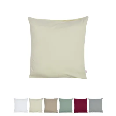 Produktbild von Kissenbezug ca. 40x40 cm Jersey saatpearl-beige beties "BasicSoft"