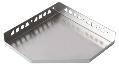 Produktbild von Dalsys Befliesbare Duschablage Ecke 200mm x 200mm Silber Ablage zum Einfliesen, Edelstahl korrosionsbeständig, Bad Accessoires