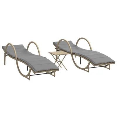 Zdjęcie produktu dla VidaXL 368267, Taras, Obite siedzisko, Technorattan, Stal, Szary, 110 kg, 550 mm