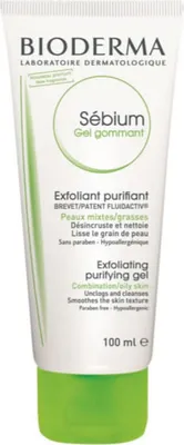 Produktbild von Bioderma Sébium Gel Gommant Exfoliating Purifying Gel Peelinggel für aknöse Gesichtshaut 100 ml