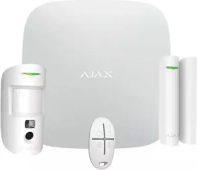 Immagine prodotto di Ajax Alarm system StarterKit Cam Plus Hub2 Plus, MC, DP, SC, white