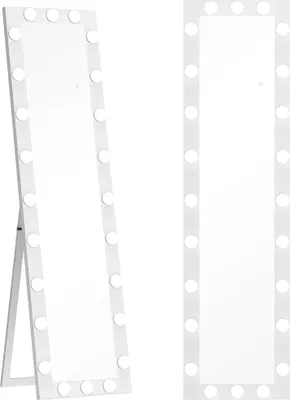 Immagine prodotto di Specchio a figura intera 150x40 cm con luci LED, 3 modalità di illuminazione