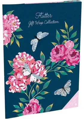 Image de Papier d'emballage avec des motifs de papillons.