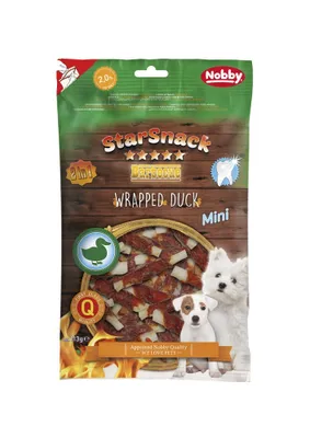 Produktbild von Nobby STARSNACK BBQ Mini Wrapped Duck : 113g Inhalt: 113g