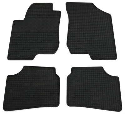 Gummifußmatten Set 4-teilig für Kia Ceed ED (12/2006-3/2013), schwarz
