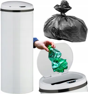 Produktbild von relaxdays 10026542_0 relaxdays Sensor Mülleimer 50,0 l weiß
