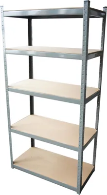 Produktbild von Fachbodenregal, 90 x 45 x 180 cm, Spanplatte, 200 kg
