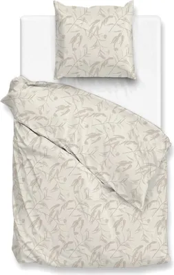 Produktbild von ZO!Home Fiori di Satinado Bettwäsche 135 Off-White Bettwäsche 1 x Bettbezug 135x200 + 1 x Kopfkissenbezug 80x80 Off-white weiß