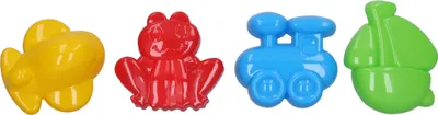 Obrázok produktu pre Sada 4 foriem na piesok, 10 cm