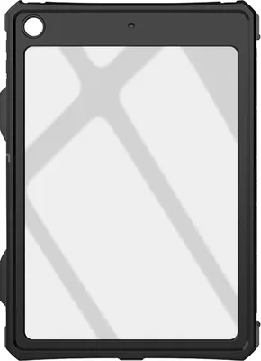 Image de Housse complète pour iPad 7 2019 , 8 2020 et 9 2021 Redpepper Transparent / Noir